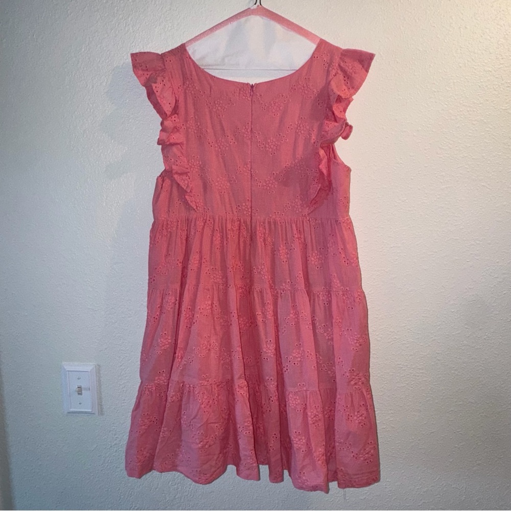 Impressions Write It Down Eyelet Dress. - Picture 6 of 6
